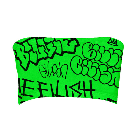 Billie Eilish x FreakCity Green Graffiti von Billie Eilish - Tube Top jetzt im Bravado Store