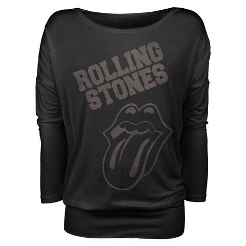 Classic Logo von The Rolling Stones - Girlie Longsleeve jetzt im Bravado Store