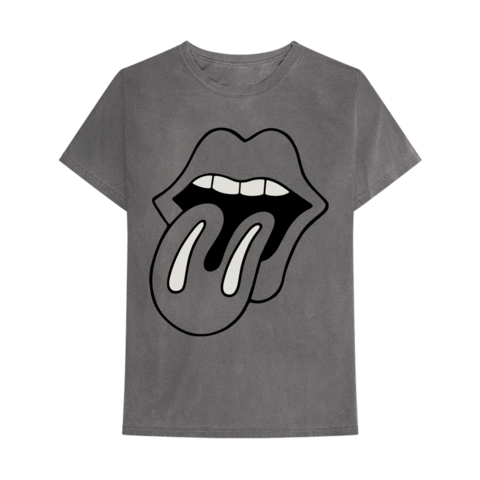 Vintage Black & White Tongue von The Rolling Stones - T-Shirt jetzt im Bravado Store