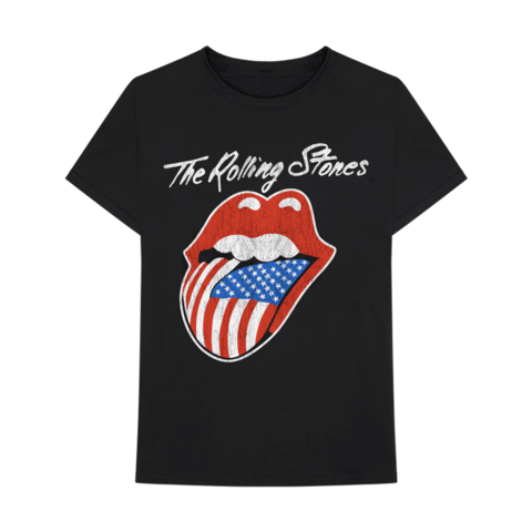USA Script Tongue von The Rolling Stones - T-Shirt jetzt im Bravado Store