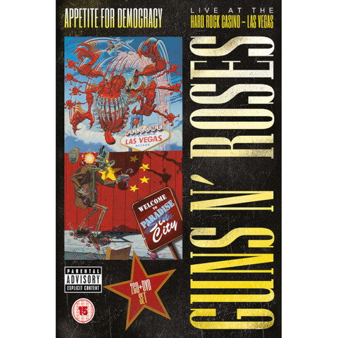 Appetite For Democracy: Live (DVD+2CD) von Guns N' Roses - 2CD + DVD jetzt im Bravado Store