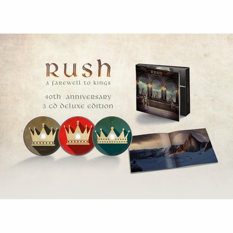 A Farewell To Kings von Rush - 3CD Deluxe jetzt im Bravado Store