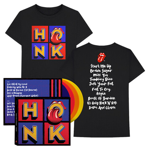 Honk 4LP, T-Shirt von The Rolling Stones - LP jetzt im Bravado Store