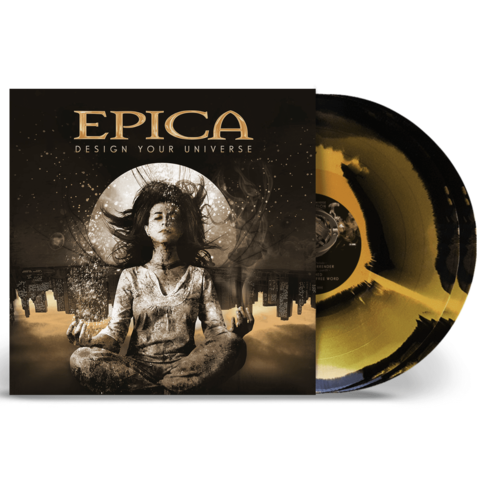 Design Your Universe von Epica - 2 Vinyl (Gold-Black Inkspot) jetzt im Bravado Store