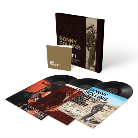 Go West!: The Contemporary Records Albums von Sonny Rollins - 3 Vinyl-Box jetzt im Bravado Store
