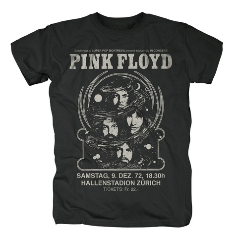 Hallenstadion Zürich 1972 von Pink Floyd - T-Shirt jetzt im Bravado Store