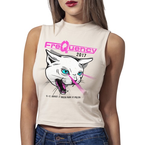 Laser Cat von Frequency Festival - Girlie Shirt jetzt im Bravado Store