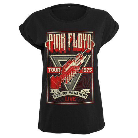 Wish You Were Here Tour 75 von Pink Floyd - Girlie Shirt jetzt im Bravado Store