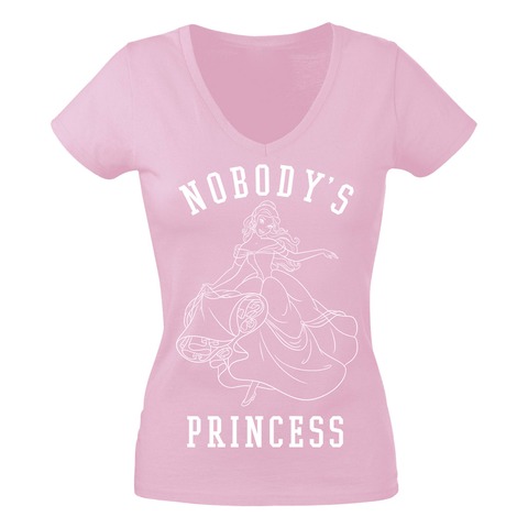 Princess - Nobodys Princess von Disney - Girlie Shirt jetzt im Bravado Store