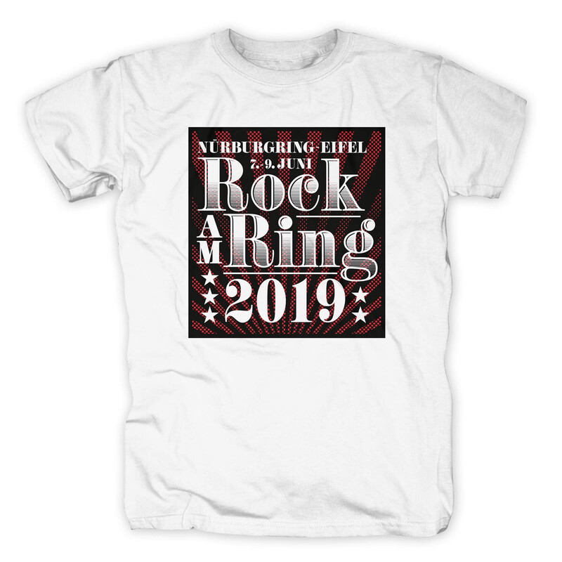Classic Typo White von Rock am Ring Classics - T-Shirt jetzt im Bravado Store