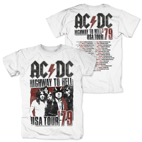 USA Tour 1979 von AC/DC - T-Shirt jetzt im Bravado Store