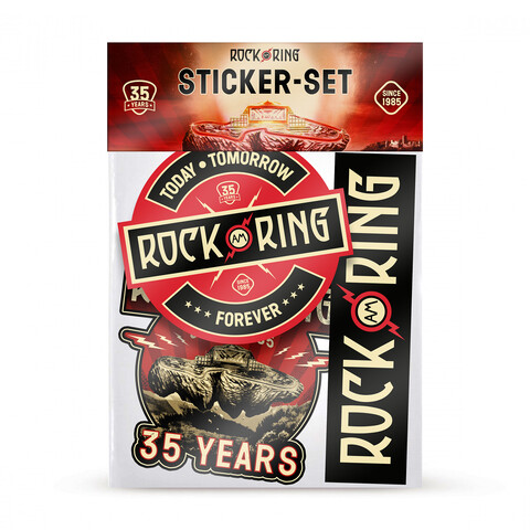 35 Years Sticker Set von Rock am Ring Festival - 3er Aufkleber Set jetzt im Bravado Store