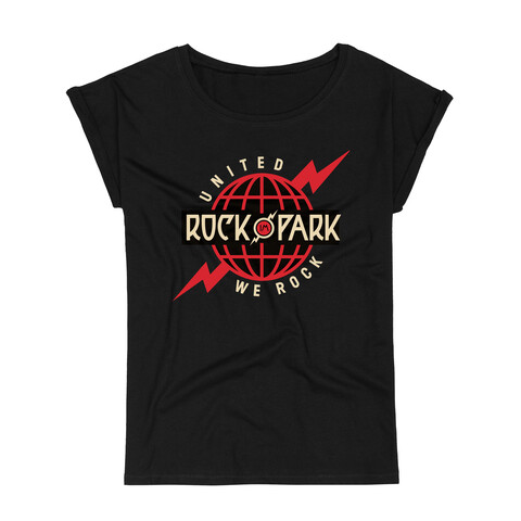 Rock The Globe von Rock im Park Classics - Girlie Shirt mit Roll Up jetzt im Bravado Store