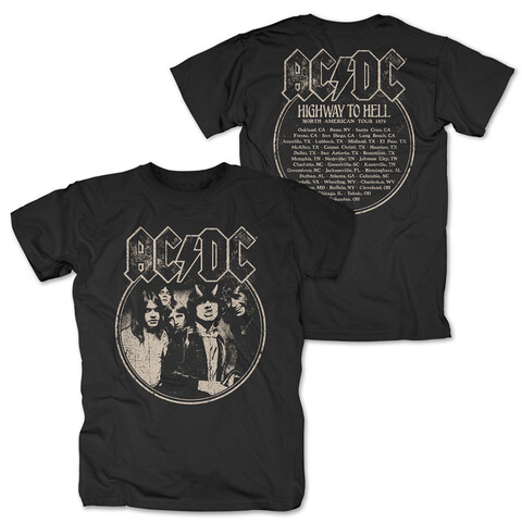 North American Tour 1979 von AC/DC - T-Shirt jetzt im Bravado Store