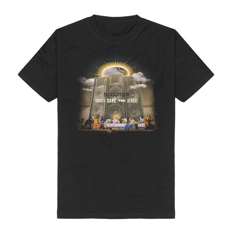 God Save The Rave Faded Cover von Scooter - T-Shirt jetzt im Bravado Store