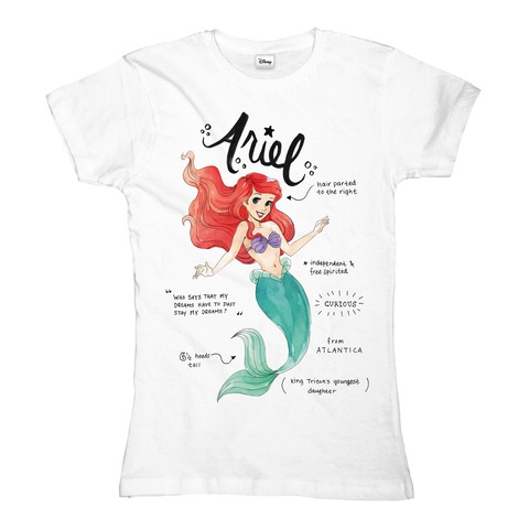 Little Mermaid - Ariel Specs von Disney - Girlie Shirt jetzt im Bravado Store
