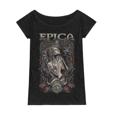 Uncontrollably von Epica - Girlie Shirt Loose Fit jetzt im Bravado Store