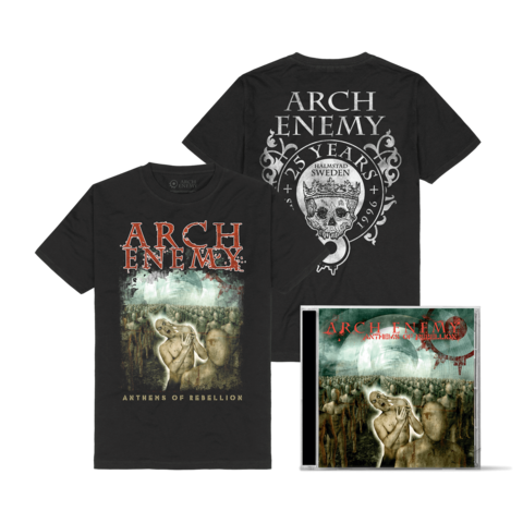 Anthems Of Rebellion Bundle von Arch Enemy - 1CD + T-Shirt jetzt im Bravado Store