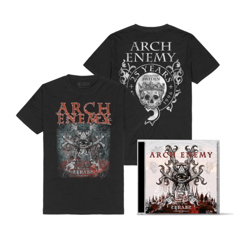 Rise Of Tyrant Bundle von Arch Enemy - 1CD + T-Shirt jetzt im Bravado Store