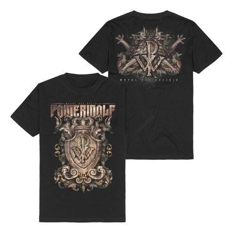 Metal Est Religio Crest von Powerwolf - T-Shirt jetzt im Bravado Store