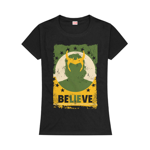 Loki - Believe von Marvel Comics - Girlie Shirt jetzt im Bravado Store