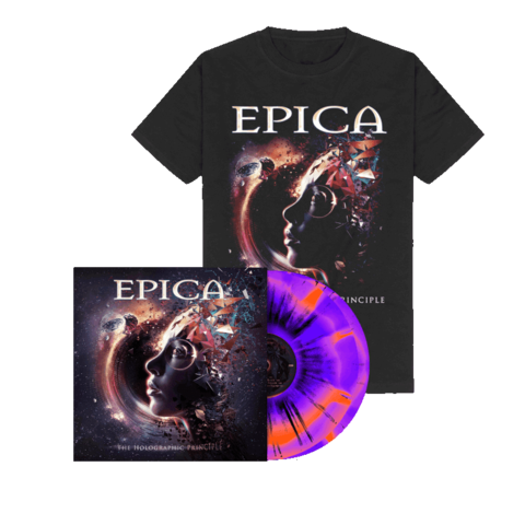 The Holographic Principle von Epica - Ltd. Bundle Splatter 2LP + T-Shirt jetzt im Bravado Store