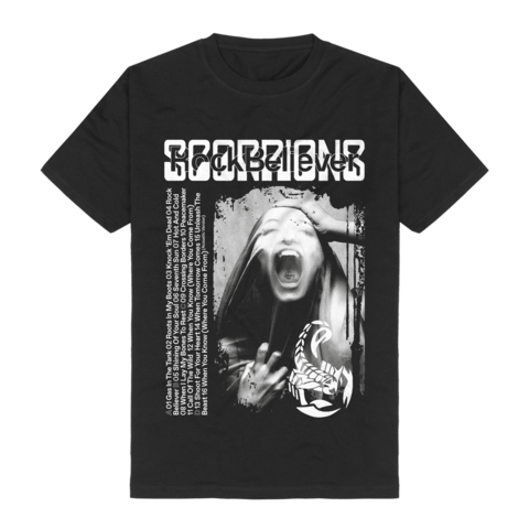Rock Believer Tracklist von Scorpions - T-Shirt jetzt im Bravado Store