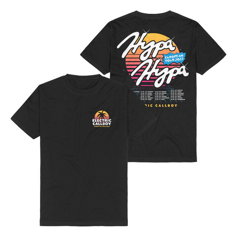Hypa Hypa European Tour 2022 von Electric Callboy - T-Shirt jetzt im Bravado Store