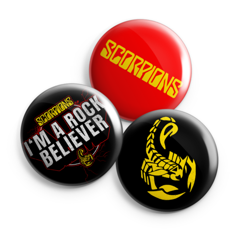 Scorpions von Scorpions - Button Set jetzt im Bravado Store