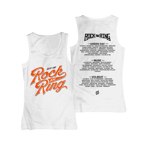 Swoosh Script von Rock am Ring Festival - Girlie Tank Top jetzt im Bravado Store