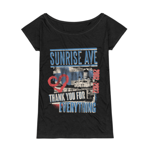 Helsinki Love von Sunrise Avenue - Girlie Shirt jetzt im Bravado Store