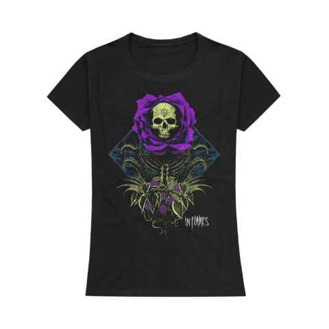 Flower Skull von In Flames - Girlie Shirt jetzt im Bravado Store