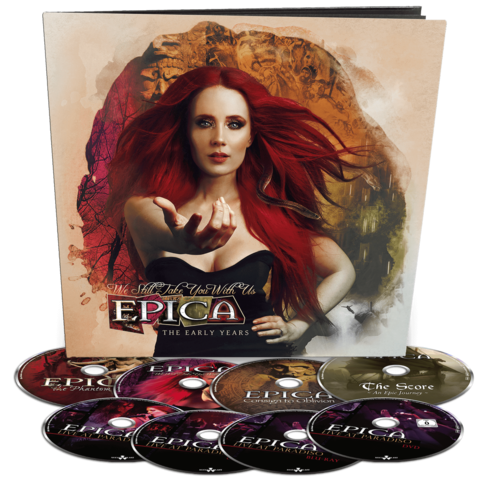 We Still Take You With Us von Epica - Earbook (6CD + Blu Ray & DVD) jetzt im Bravado Store