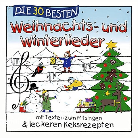 Die 30 Besten Weihnachts- Und Winterlieder von Simone Sommerland, Karsten Glück und die Kita-Frösche - CD jetzt im Bravado Store