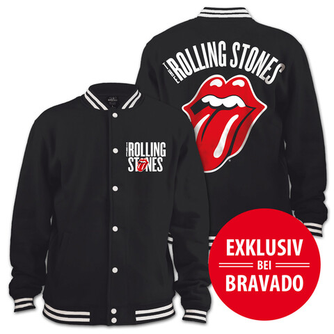 Classic Tongue von The Rolling Stones - College Jacke jetzt im Bravado Store