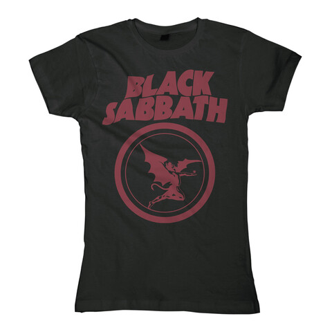 Fallen Angel Logo von Black Sabbath - Girlie Shirt jetzt im Bravado Store