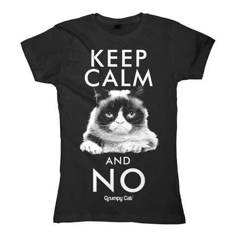 Keep Calm von Grumpy Cat - Girlie Shirt jetzt im Bravado Store