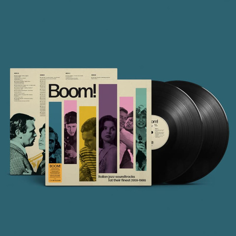 Boom! Italian Jazz Soundtracks At Their Finest (1959-1969) von Various Artists - 2LP jetzt im Bravado Store