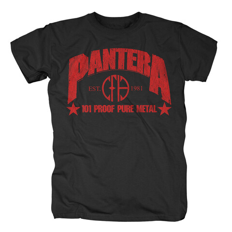 101 Proof Pure Metal von Pantera - T-Shirt jetzt im Bravado Store