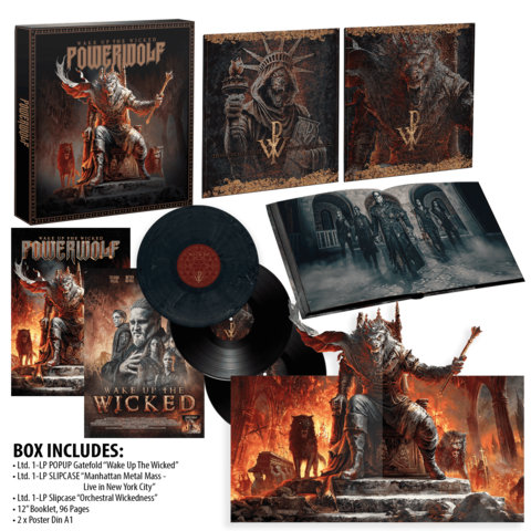 Wake Up The Wicked von Powerwolf - 3-LP Vinyl Box jetzt im Bravado Store