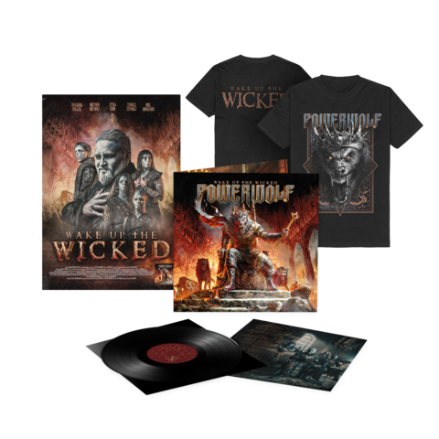 Wake Up The Wicked von Powerwolf - 1-LP Gatefold (inkl. Poster) + T-Shirt jetzt im Bravado Store