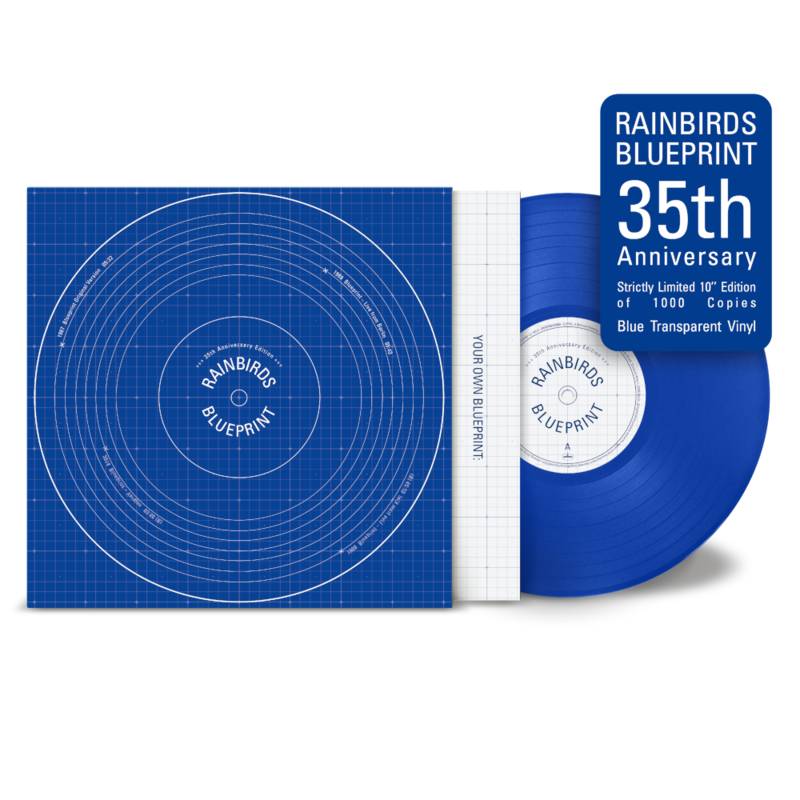 Blueprint (35th Anniversary) von RAINBIRDS - Limited Blue Transparent 10" Vinyl jetzt im Bravado Store