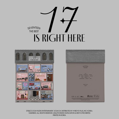 BEST ALBUM “7 IS RIGHT HERE” (HEAR Ver.) von Seventeen - 2CD + Fotobuch jetzt im Bravado Store