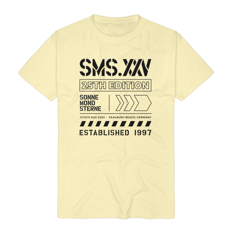 SMS.XXV von SonneMondSterne Festival - T-Shirt jetzt im Bravado Store