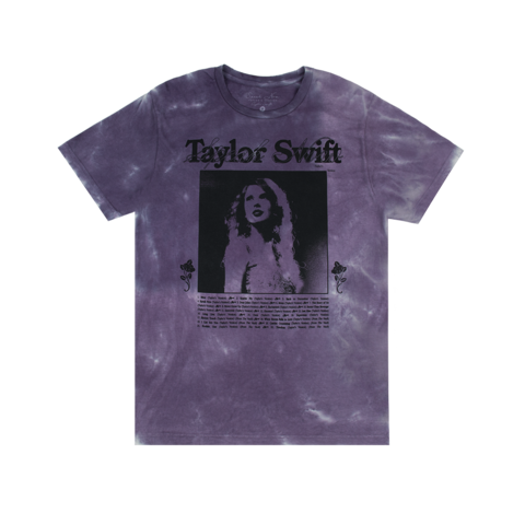 Speak Now (Taylor’s Version) Tracklist Purple Tie Dye von Taylor Swift - T-Shirt jetzt im Bravado Store