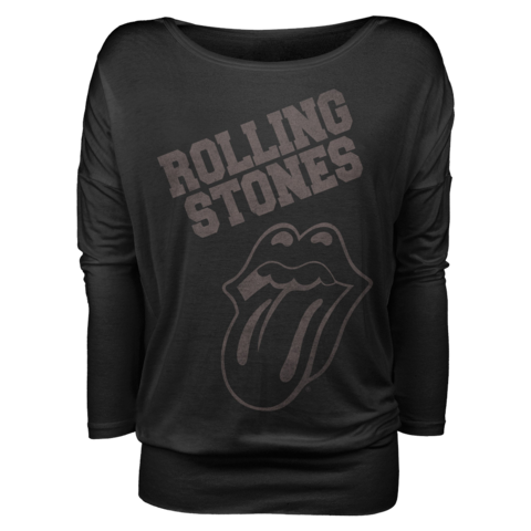 Classic Logo von The Rolling Stones - Girlie Longsleeve jetzt im Bravado Store