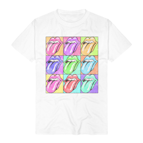 Color Pop Lips von The Rolling Stones - T-Shirt jetzt im Bravado Store