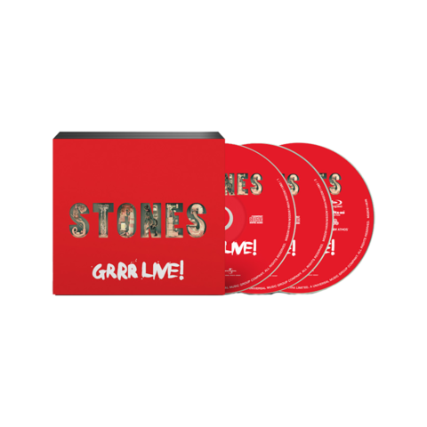 GRRR LIVE! von The Rolling Stones - Blu-Ray + 2CD jetzt im Bravado Store