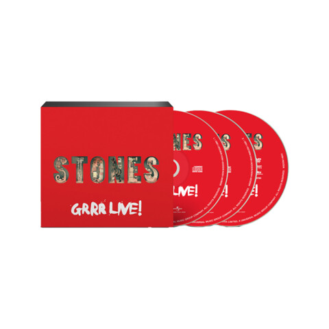GRRR LIVE! von The Rolling Stones - DVD + 2CD jetzt im Bravado Store