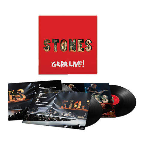 GRRR LIVE! von The Rolling Stones - 3LP Gatefold Black jetzt im Bravado Store